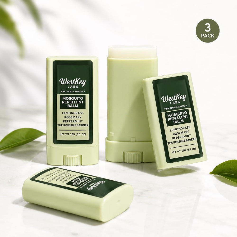 WestKey Labs empaque de viaje en bolso demostrando aprobada por TSA