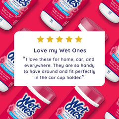 Wet Ones bote en portavasos de automóvil para uso en viaje