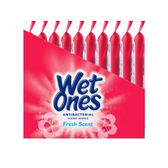Wet Ones varios paquetes juntos mostrando el paquete de 10 unidades