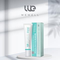 Wewell imagen comparativa antes y después en cicatriz, ejemplo de mejora potencial
