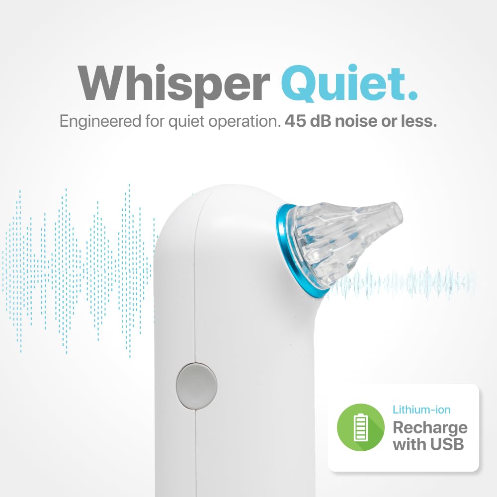 Whisper estuche protector abierto con dispositivo guardado y listo