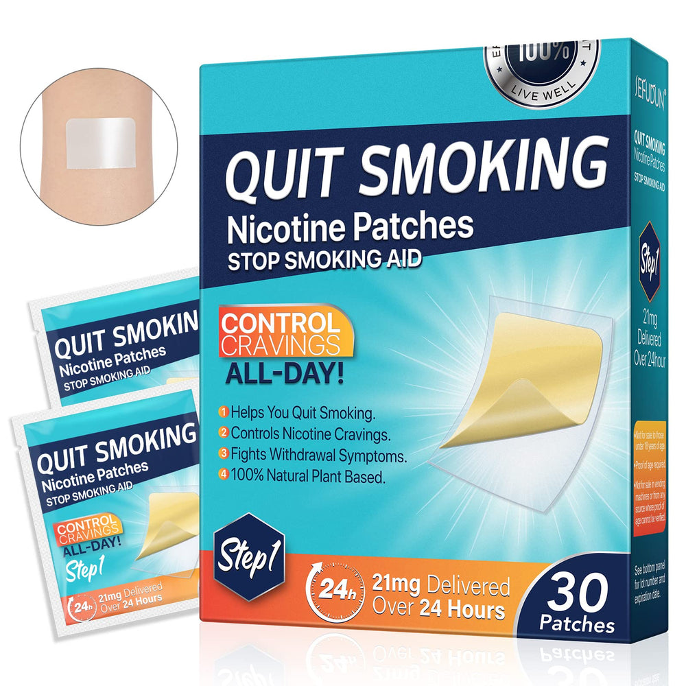 WHLH & WELL-BEING empaque frontal mostrando 30 parches, conveniencia diaria