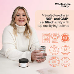 Wholesome Story batido saludable mostrando uso diario en estilo de vida