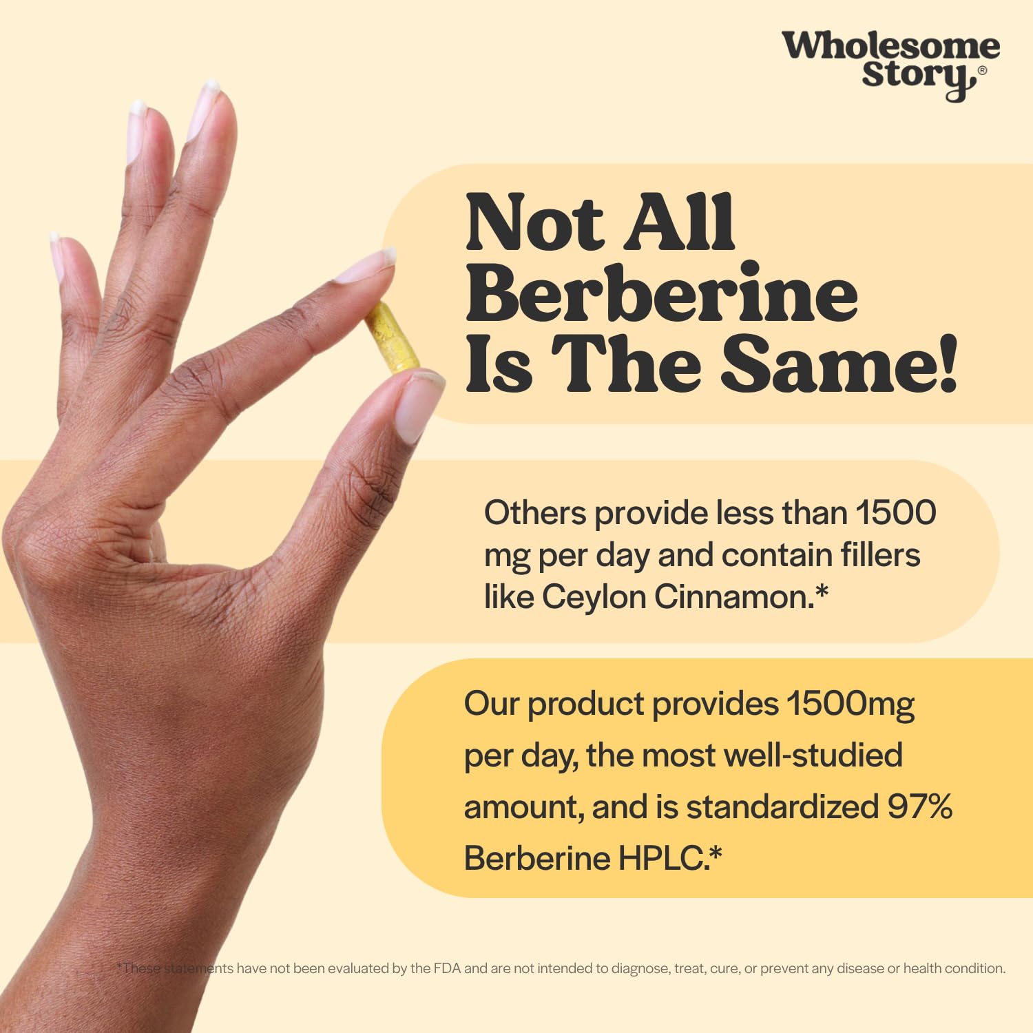 Wholesome Story etiqueta y sello Clean Label Project visibles