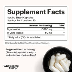 Wholesome Story etiqueta nutricional en detalle con beneficios de transparencia