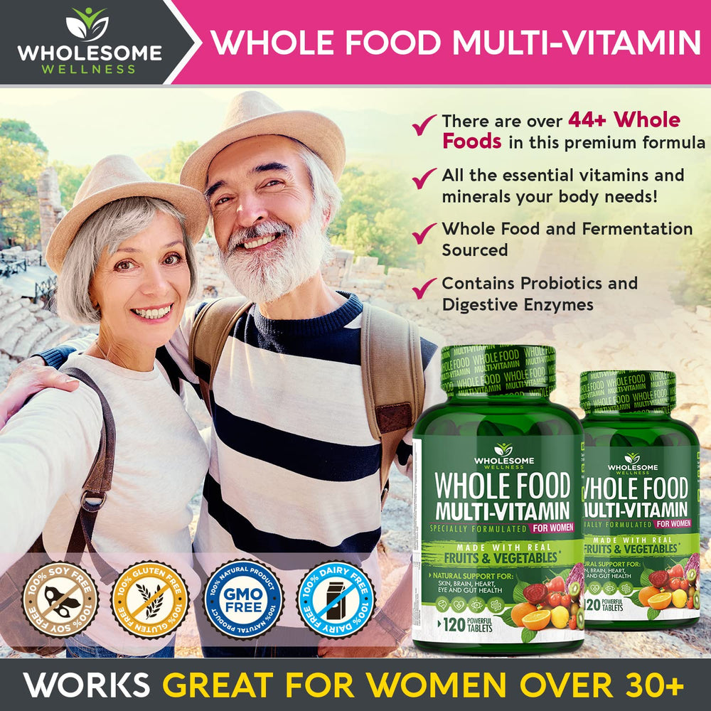 Varias tabletas Wholesome Wellness sobre un plato, preparación diaria práctica