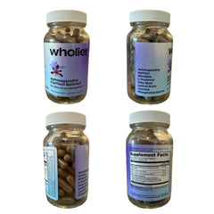 técnico en laboratorio con frasco wholier indicando pruebas de terceros y control de pureza