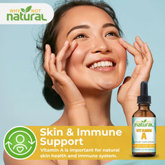 Why Not Natural ambiente de cuidado facial sugiriendo uso diario