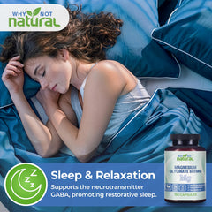 Why Not Natural cápsulas en mano mostrando tamaño real para dosificación