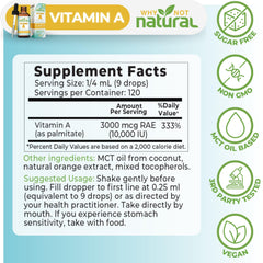 Why Not Natural aplicación sublingual de gota para absorción rápida