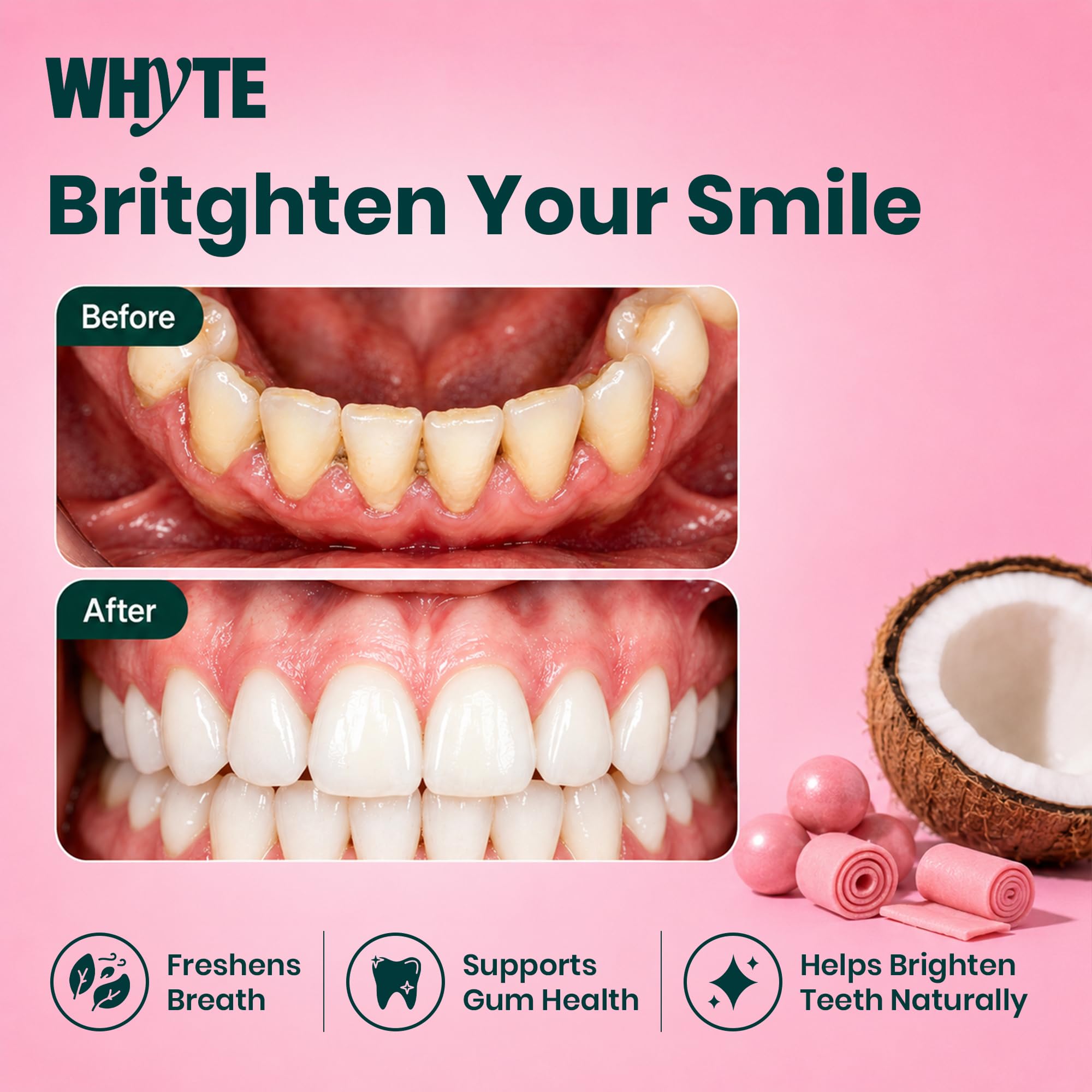 WHYTE comparación de tamaño junto a una cuchara para orientar volumen de uso