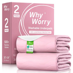 WhyWorry protector frontal en embalaje rosa mostrando kit de dos unidades y protección inmediata