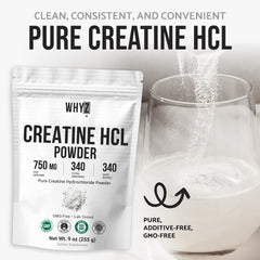 WHYZ creatina añadida a batido proteico, integración sin alterar sabores