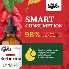Wild & Organic botella en mano para comparar tamaño y duración