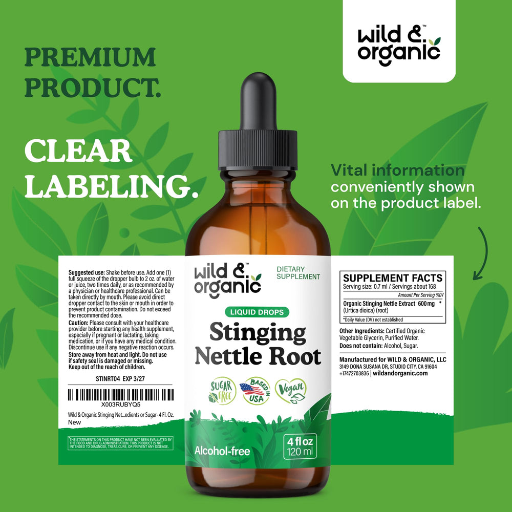 Wild & Organic cierre y tapaprotector que aseguran frescura del extracto