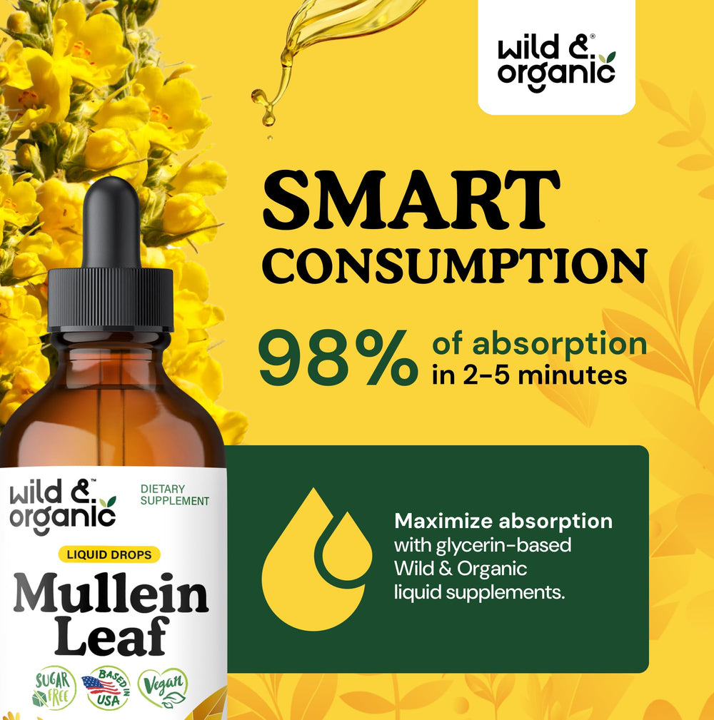 Wild & Organic frasco junto a una mano para escala, muestra tamaño y capacidad de 4 oz