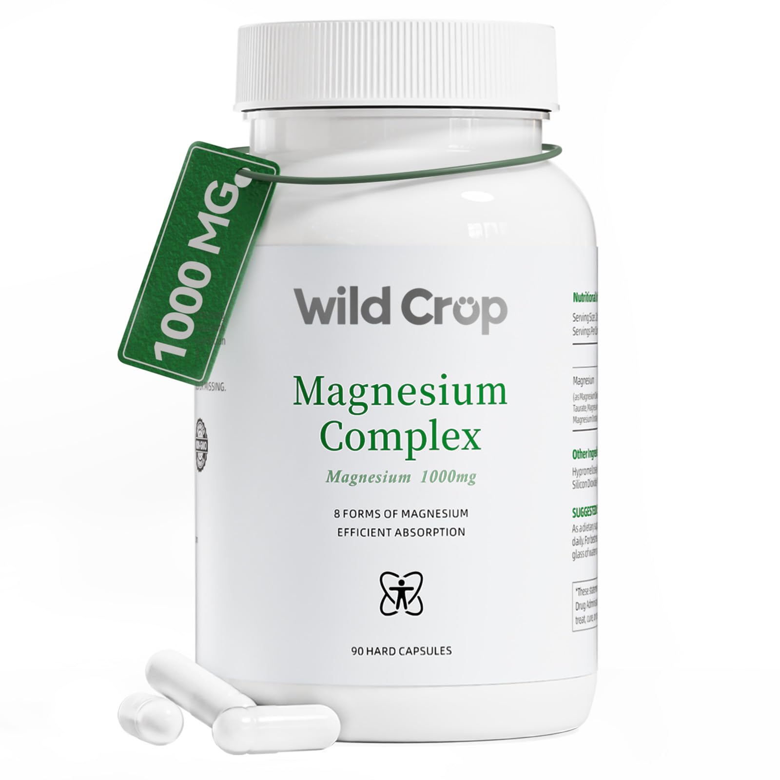 Wild Crop vista frontal del envase, claridad de ingredientes y beneficio diario