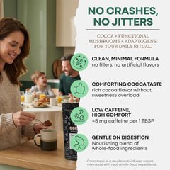 Wild Foods bebida preparada en taza para enfoque sin nerviosismo