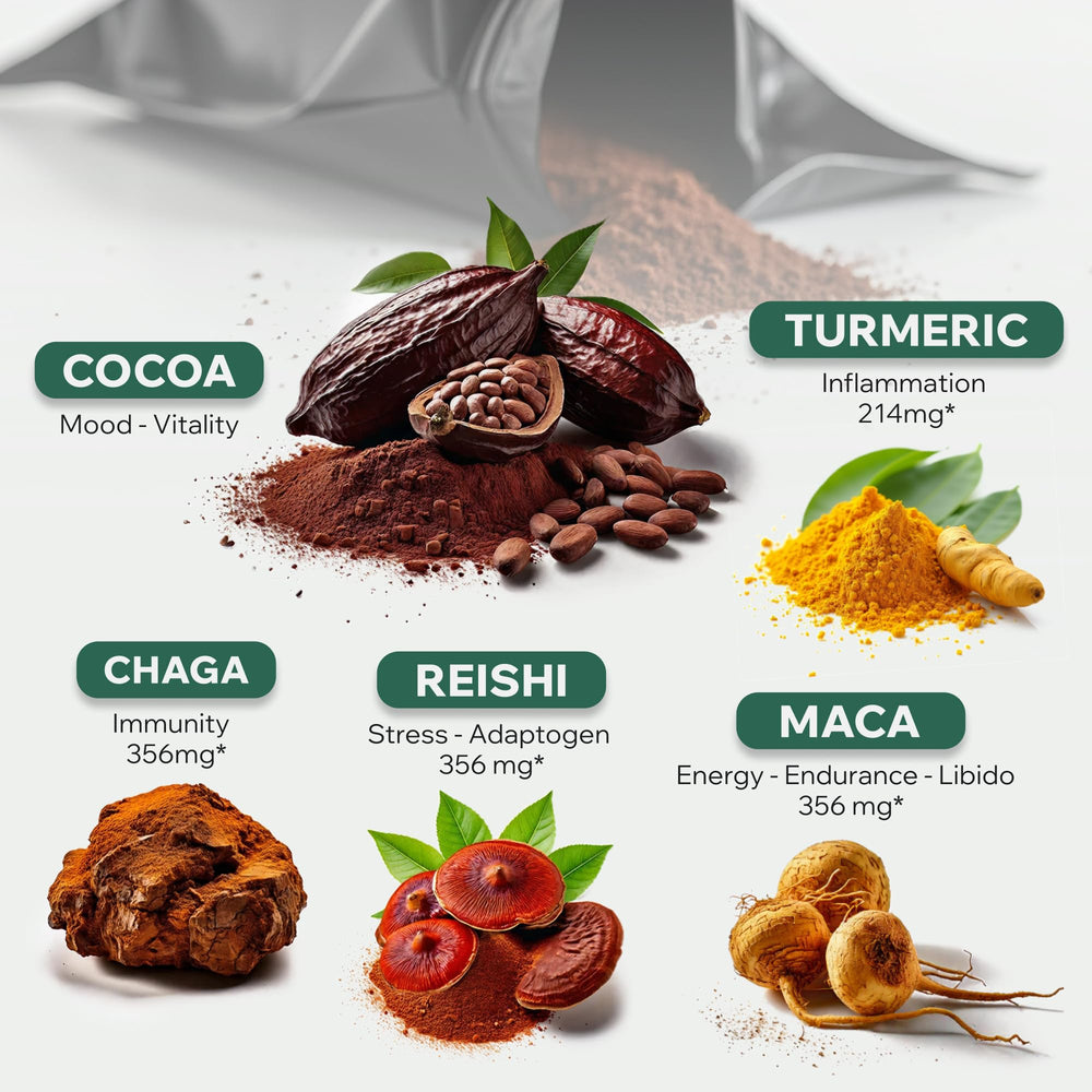 Wild Foods batido con Cocotropic como alternativa nutritiva al café