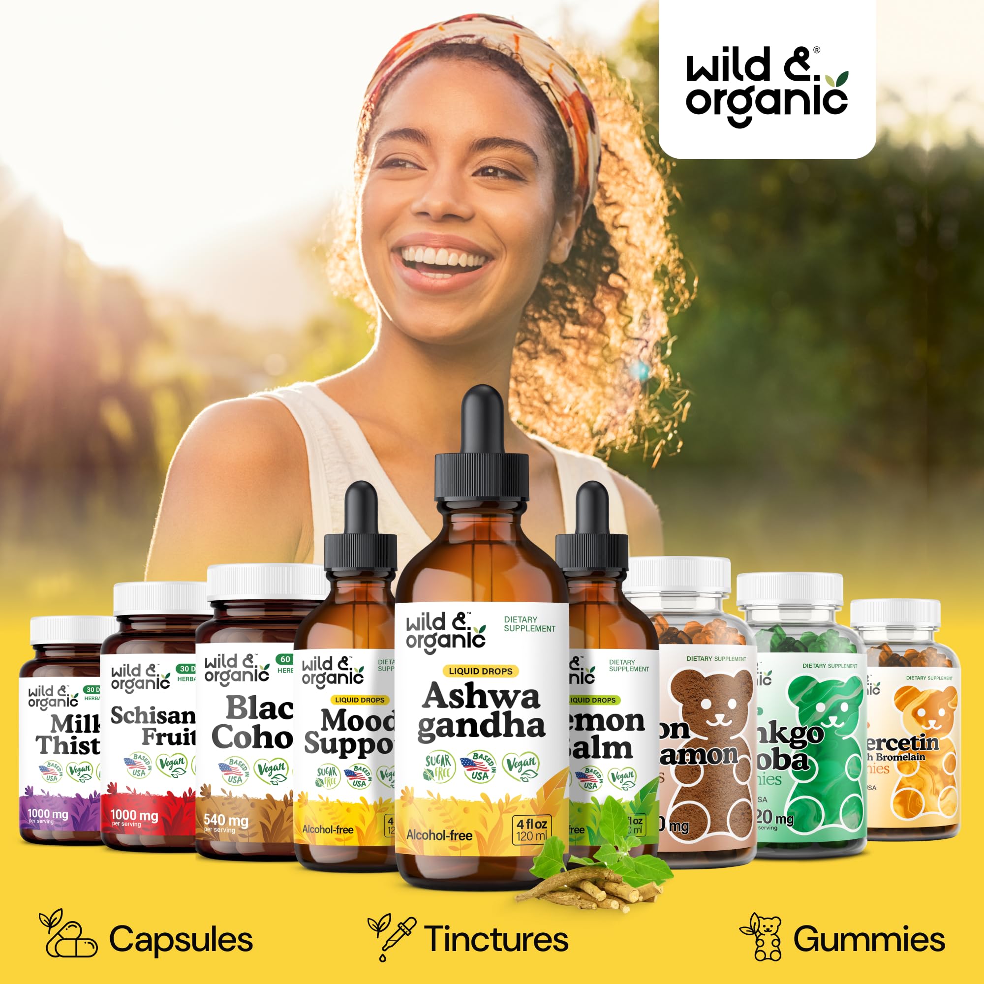 Wild & Organic raíces e ingredientes naturales que inspiran pureza