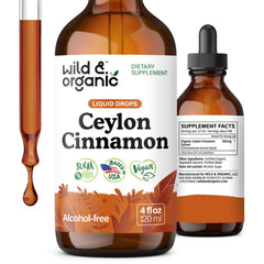 Wild & Organic botella frontal mostrando diseño y beneficios