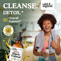 Wild & Organic etiqueta detalle con información de ingredientes limpia