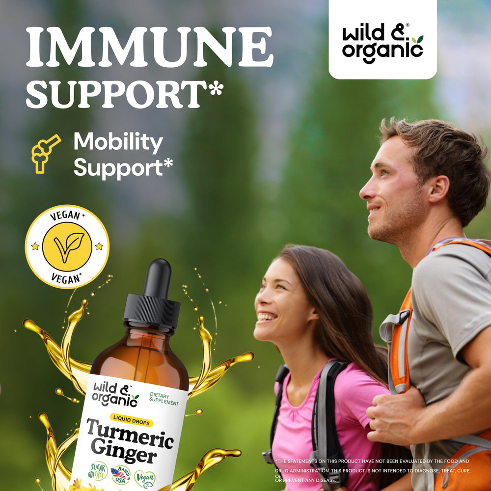 Wild & Organic etiqueta con lista de ingredientes visible para transparencia y confianza