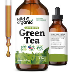 Wild & Organic frasco delantero mostrando etiqueta y tamaño, claridad en información