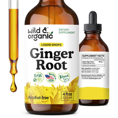 Wild & Organic botella frontal mostrando el etiquetado y beneficios claros