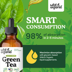 Wild & Organic gotas añadidas a un vaso, fácil mezcla y uso diario