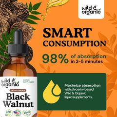 Wild & Organic gotero en uso dosificando gotas con precisión