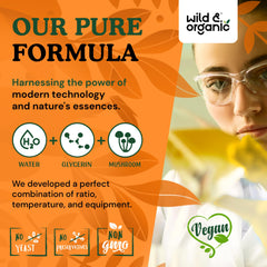 Wild & Organic botella en ambiente cotidiano, integración en estilo de vida