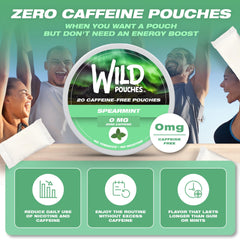 Wild Pouches en uso bajo el labio superior para uso discreto