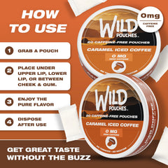 Wild Pouches etiqueta con ingredientes y origen, calidad y trazabilidad
