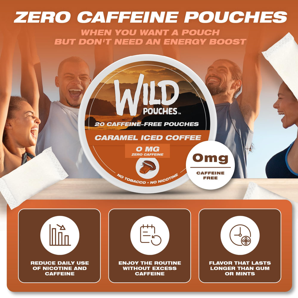 Wild Pouches lata abierta con 20 bolsitas, almacenamiento práctico
