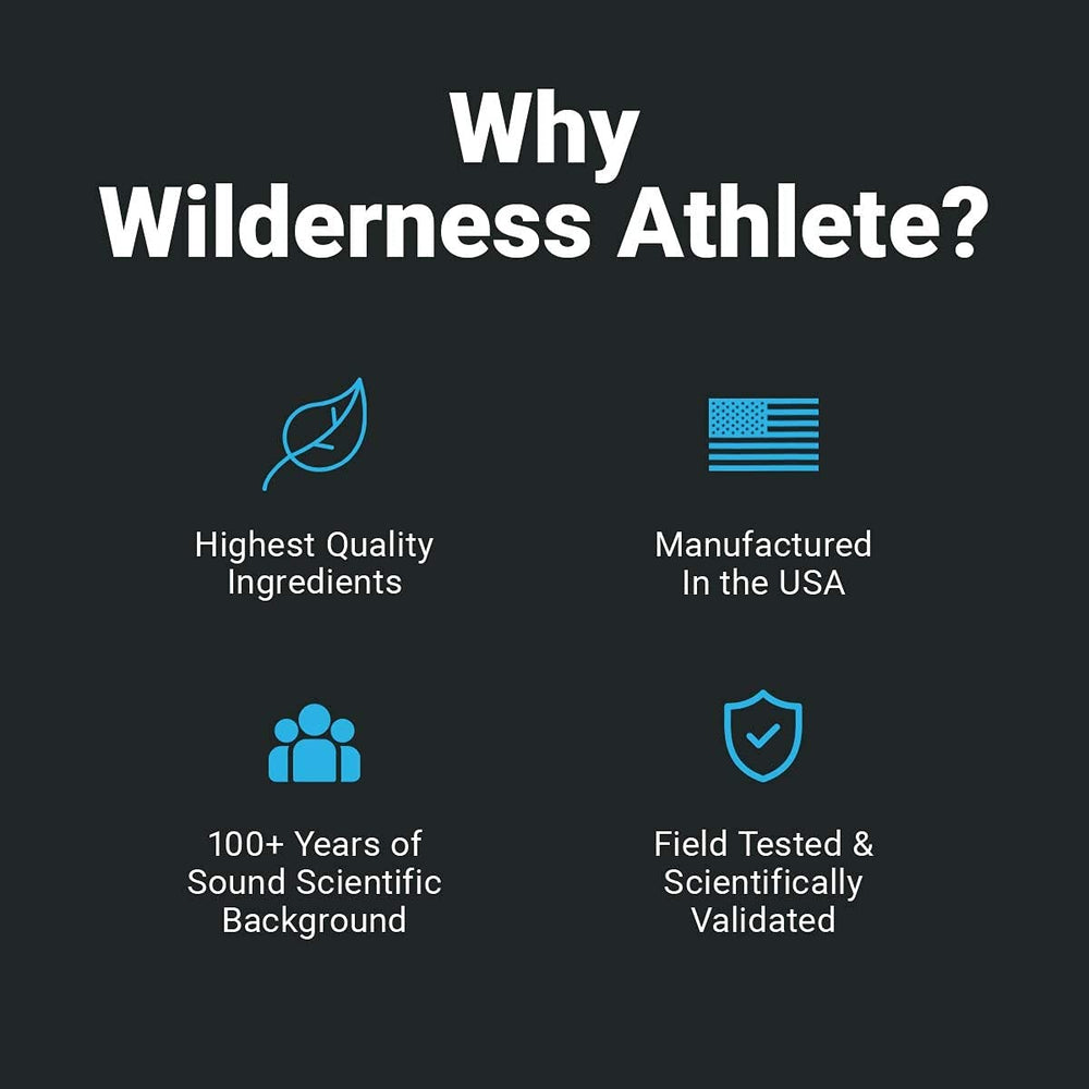 Atleta usando Wilderness Athlete en ruta mostrando hidratación práctica y rápida