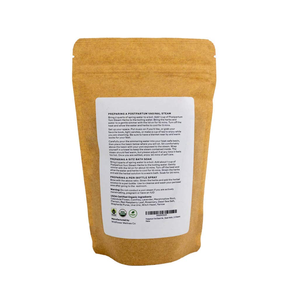 WILDFLOWER WELLNESS detalle de textura de hierbas que indica calidad natural