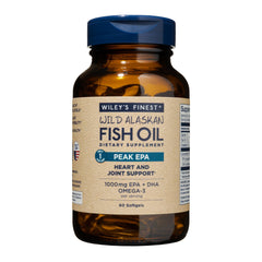 Wiley's Finest envase frontal mostrando fuerza y cantidad, beneficio conveniencia