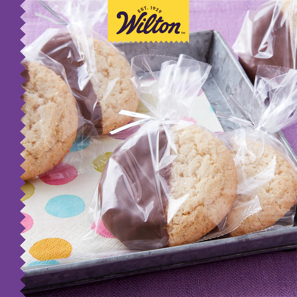 Wilton escena de fiesta con varias bolsas para una presentación uniforme