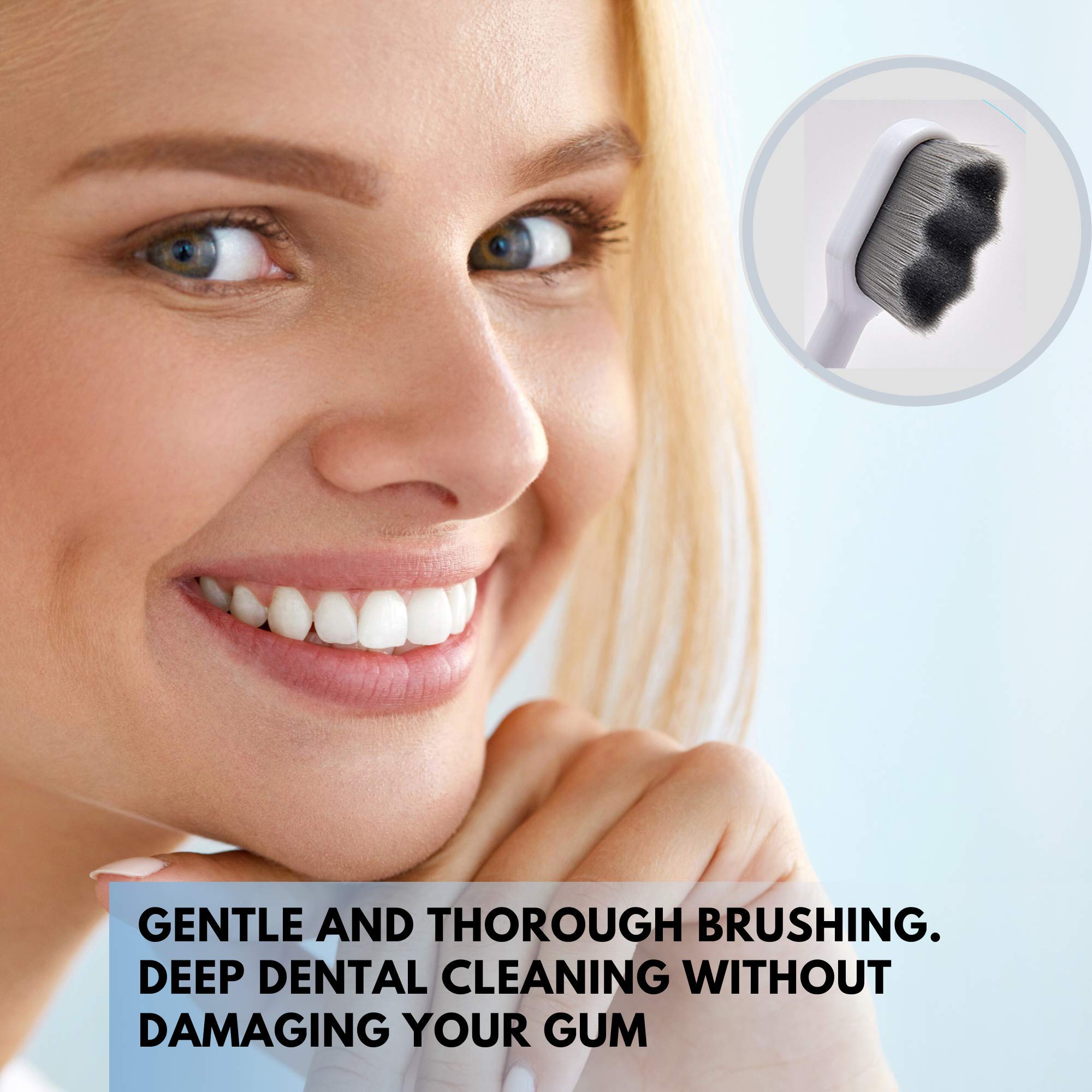 Wimolek etiqueta Black Wave explicando forma y adaptación a dientes