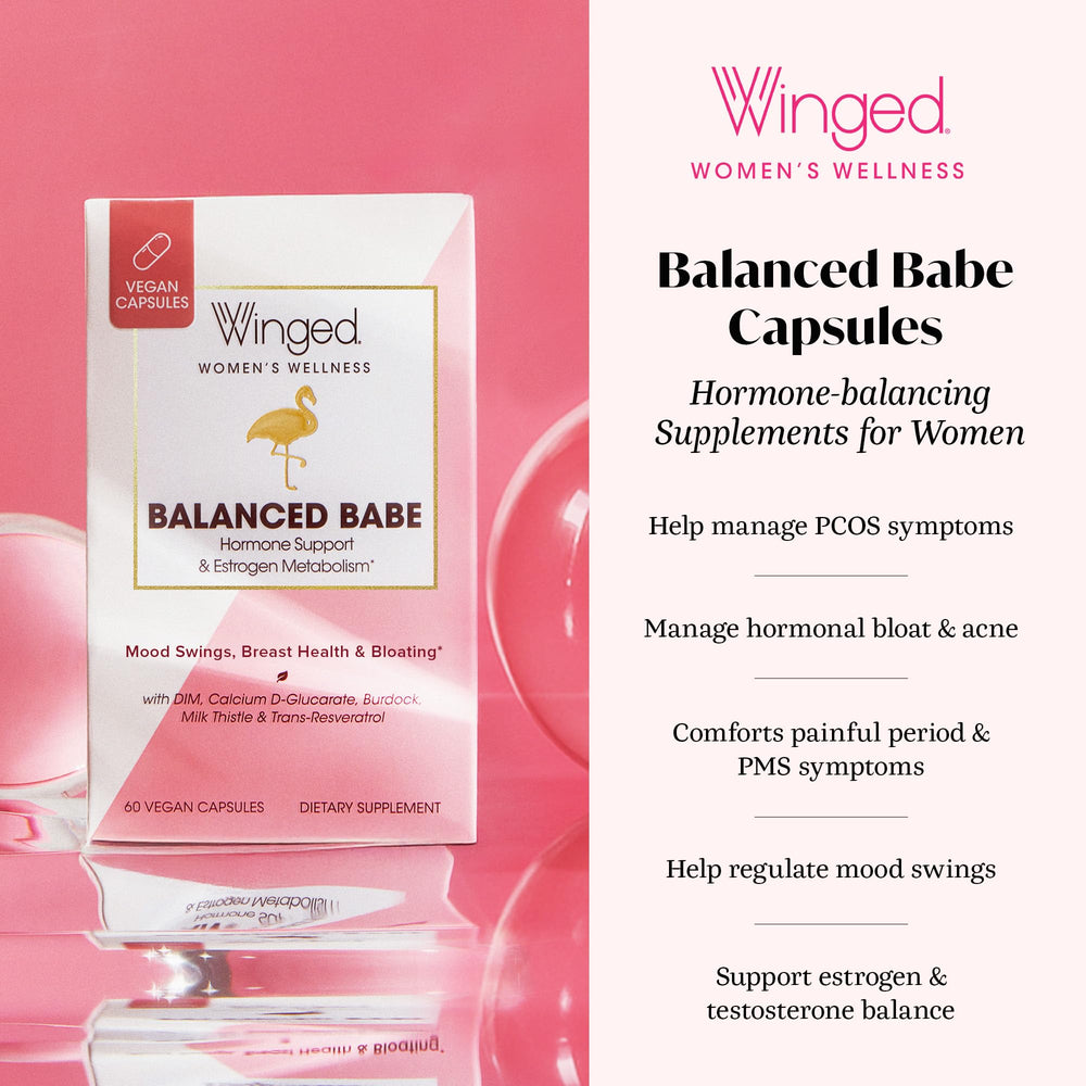 Winged Wellness cápsula detalle mostrando textura vegana y pureza