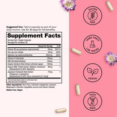 Winged Wellness ingredientes clave para equilibrar hormonas