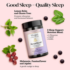 Winged Wellness etiqueta con ingredientes y certificaciones claras, transmite confianza