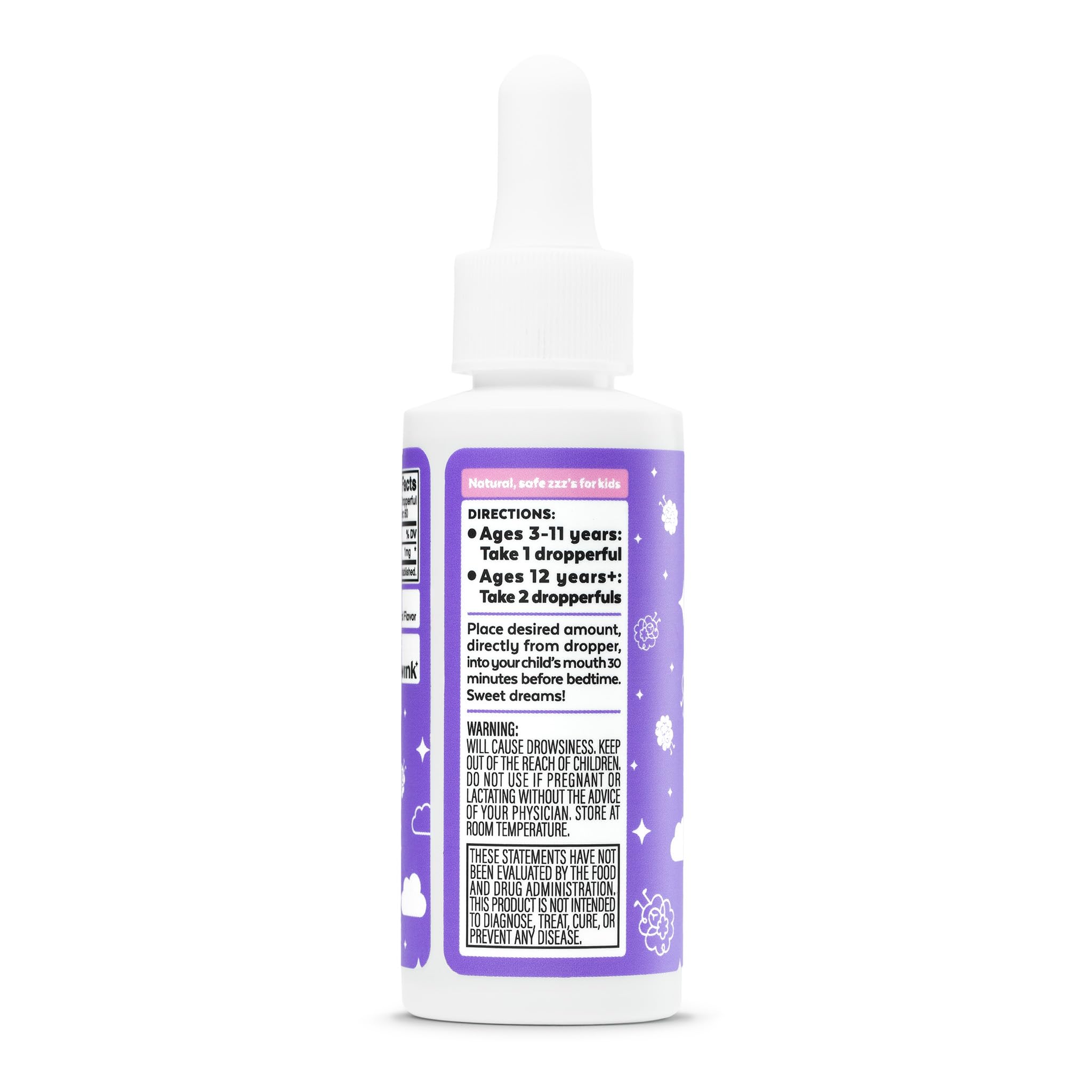 Wink Naturals gotas en cuchara que muestran textura y facilidad para mezclar en bebidas