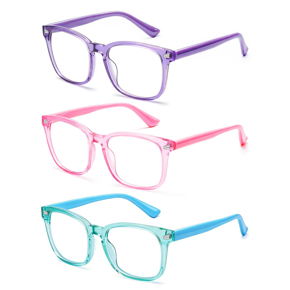 WINTOO vista frontal del pack de tres gafas, protección y estilo