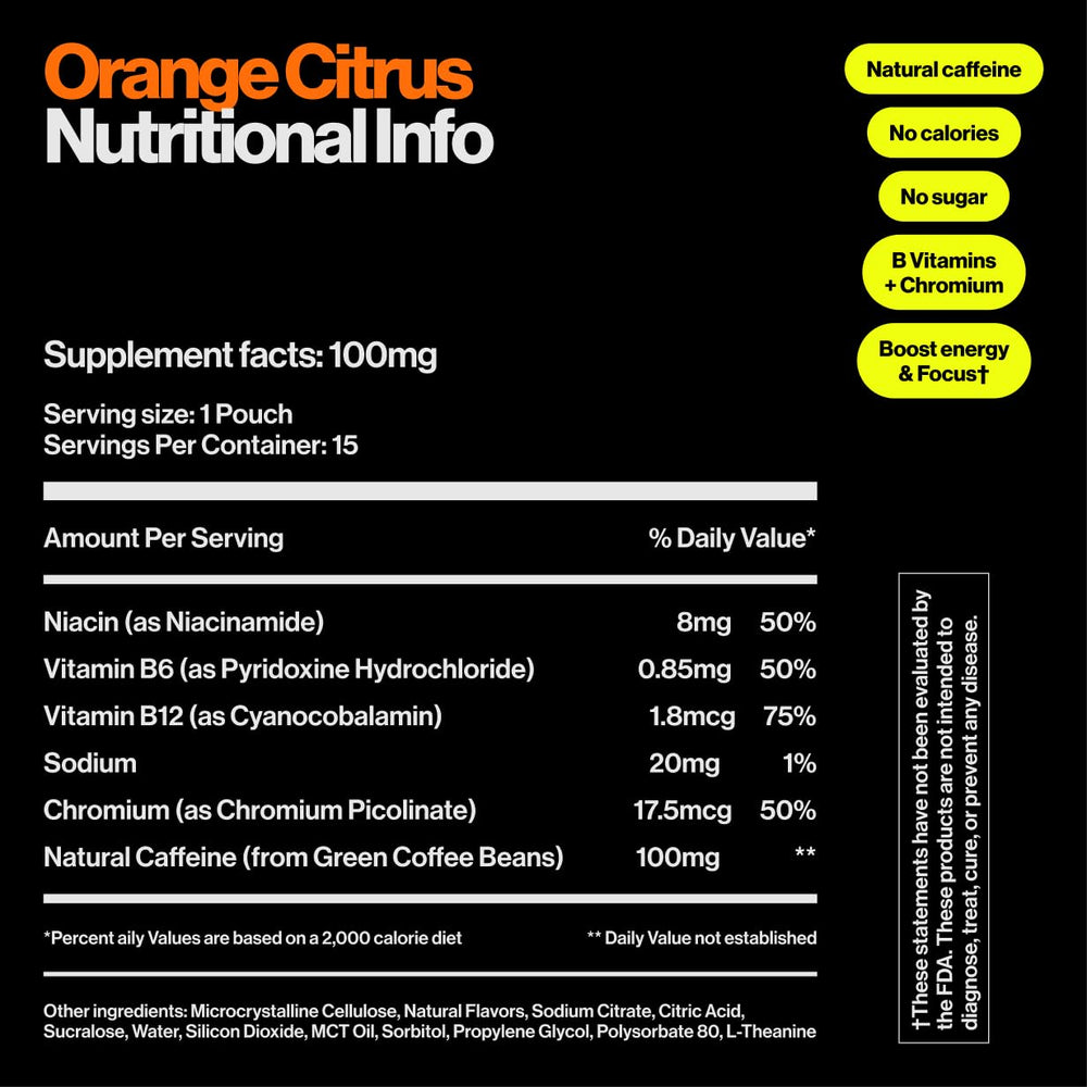 Wip etiqueta de ingredientes y vitaminas para transparencia