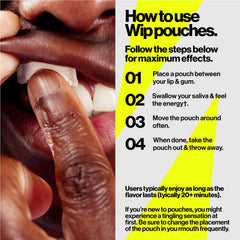 Wip sobre detalle de textura que destaca sabor y liberación gradual