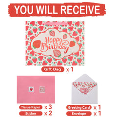 wishinside bolsa en uso con regalo dentro, facilita un regalo listo para entregar