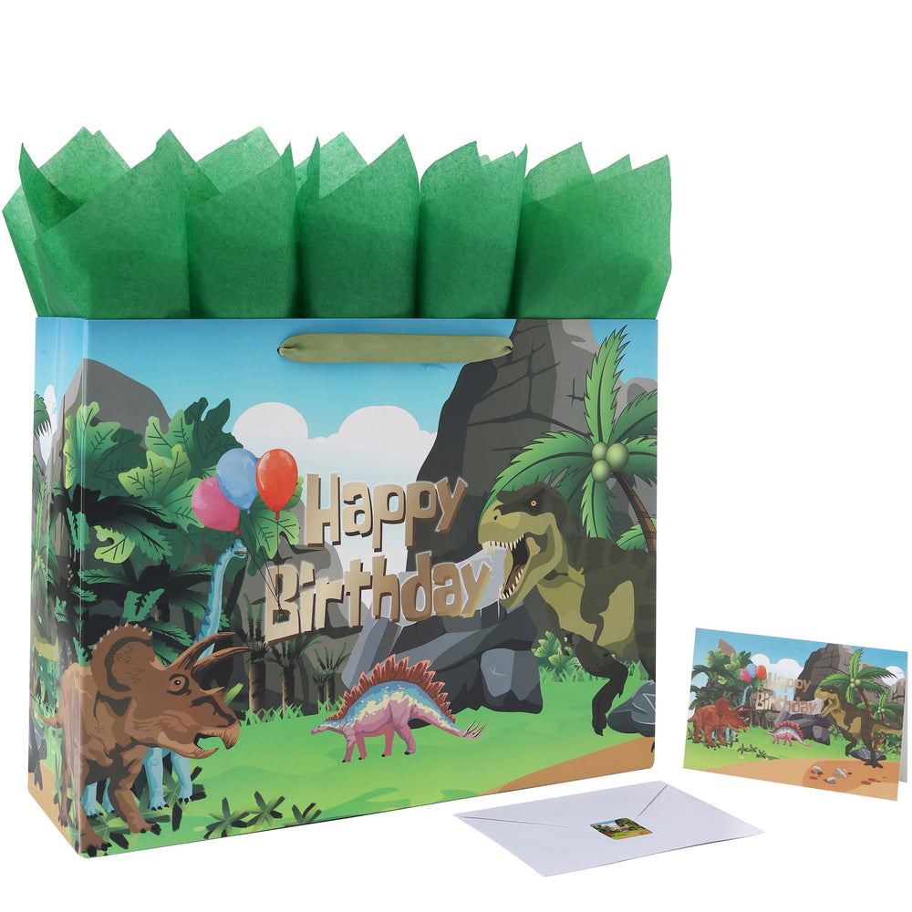 wishinside bolsa frontal con diseño dinosaurios, presentación llamativa