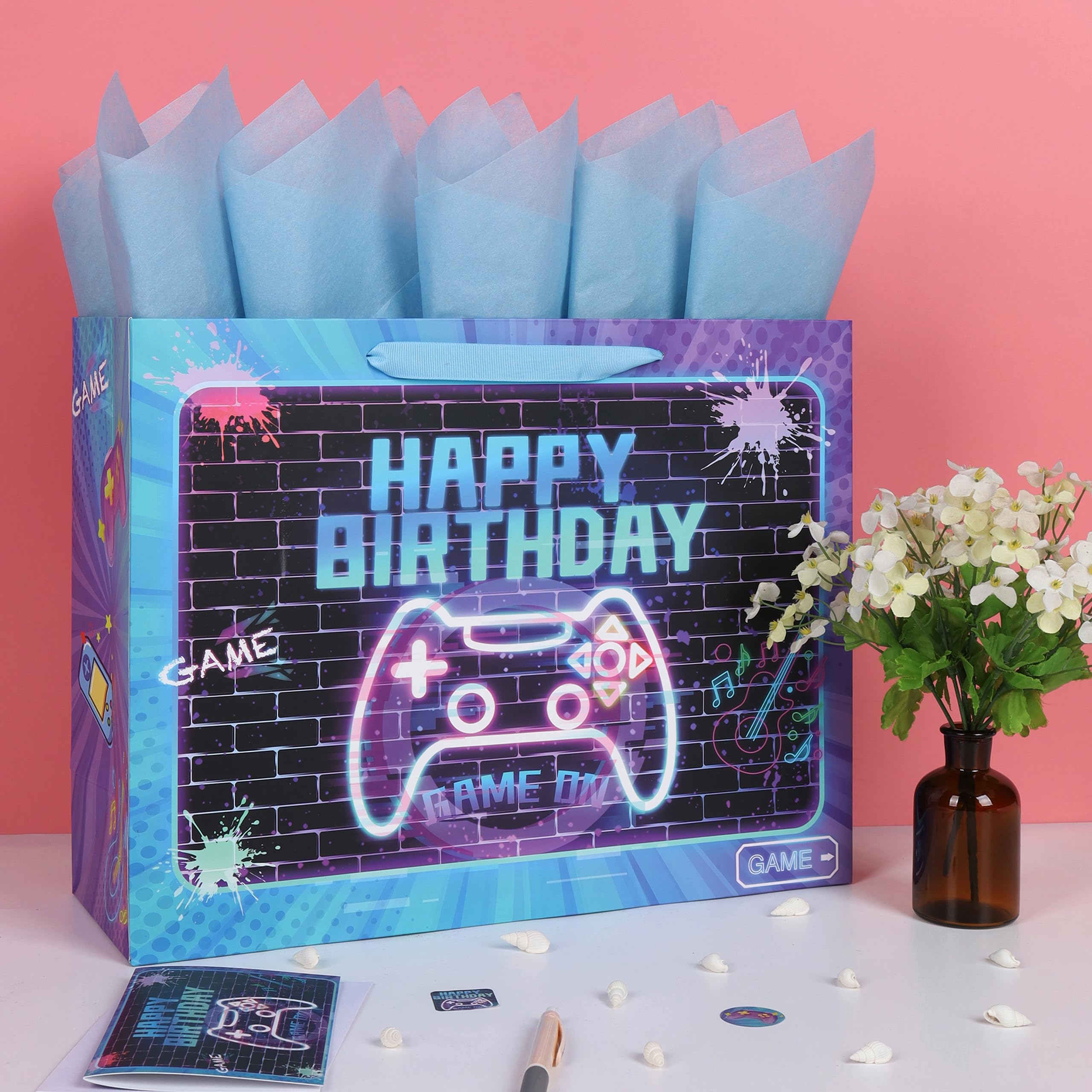 wishinside hojas de papel de seda azules para relleno y presentación elegante
